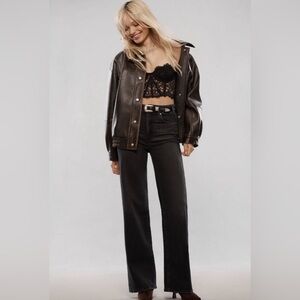 Paige Sasha in Viper Black Distressed